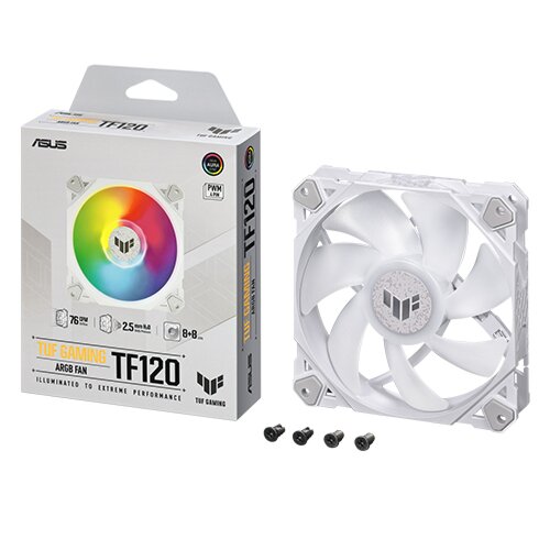 ASUS TUF GAMING TF120 ARGB White Fan