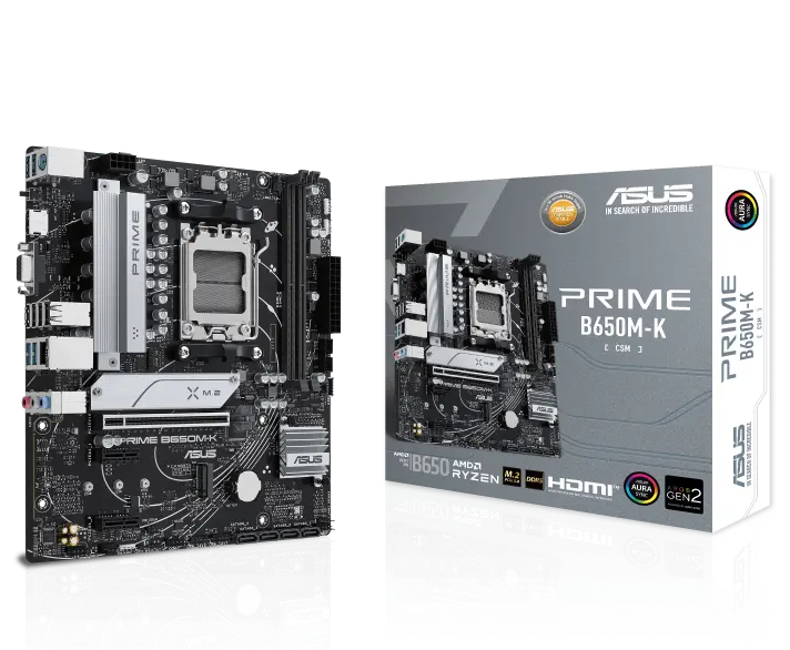 اللوحة الام اسوس  AMD PRIME B650M-K