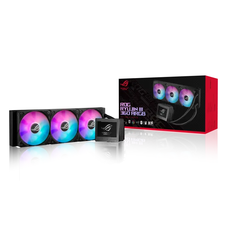 Asus ROG RYUJIN III 360 ARGB CPU Liquid Cooler Black