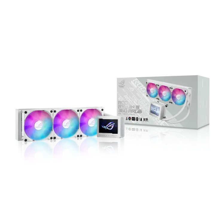 Asus ROG RYUJIN III 360 ARGB CPU Liquid Cooler White