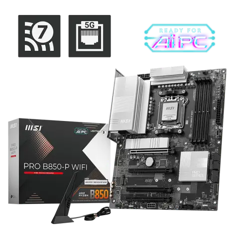   MSI PRO B850-P WIFI AMD Motherboard