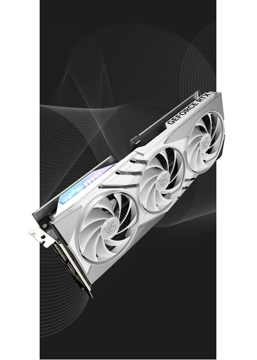 MSI GeForce RTX 4060 Ti 16G GAMING X SLIM WHITE 3x Fans GDDR6