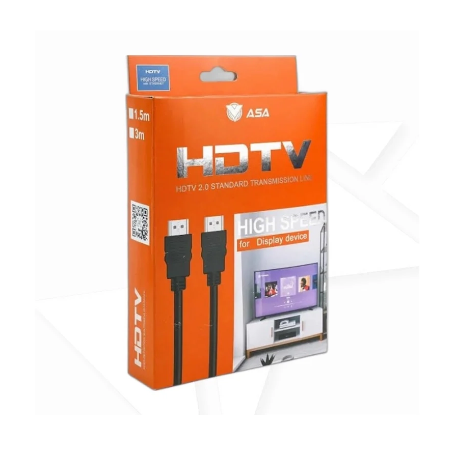ASA HDMI Cable 1.5M High Speed Ultra HD 4K