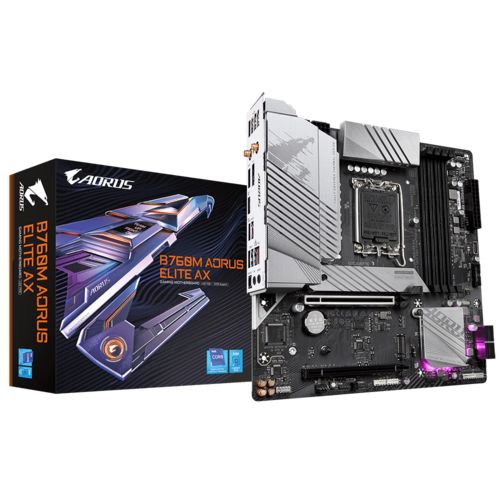 Gigabyte B760M AORUS ELITE AX DDR5 WiFi Motherboard
