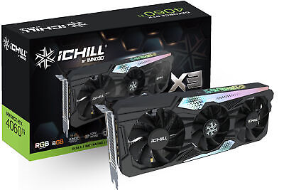INNO3D GeForce RTX 4060 Ti 8GB ICHILL X3 Black Graphic Card