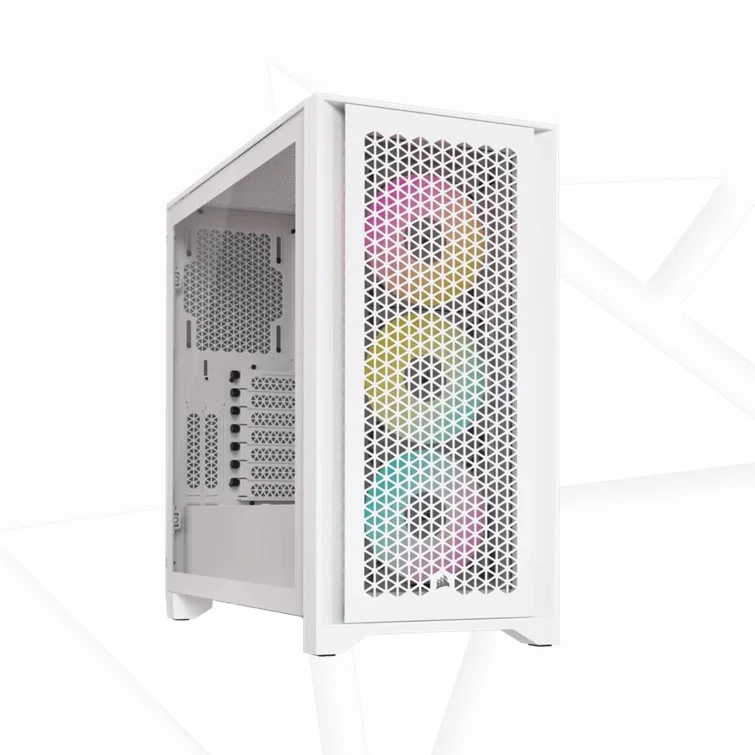 Corsair iCUE 4000D RGB AIRFLOW Mid-Tower Case White