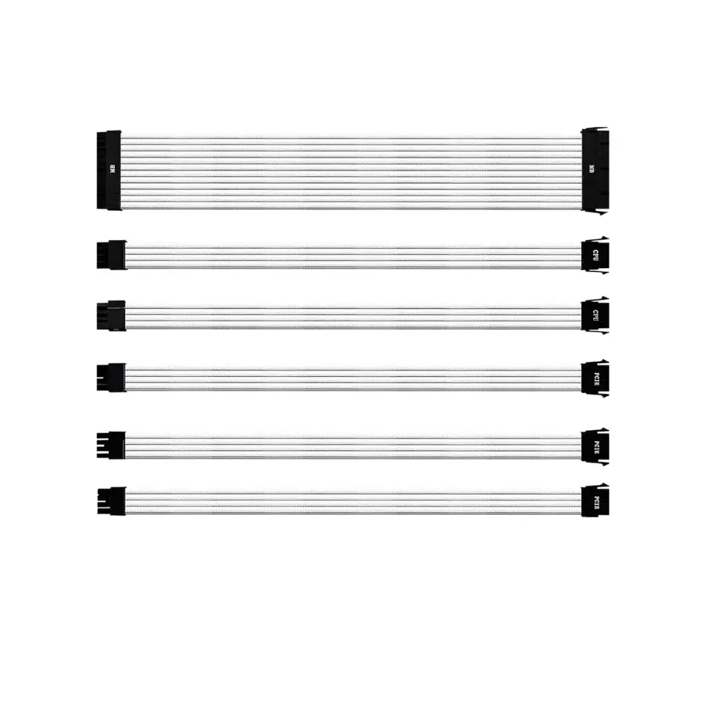 Cooler Master PSU Extension Cable Kit White