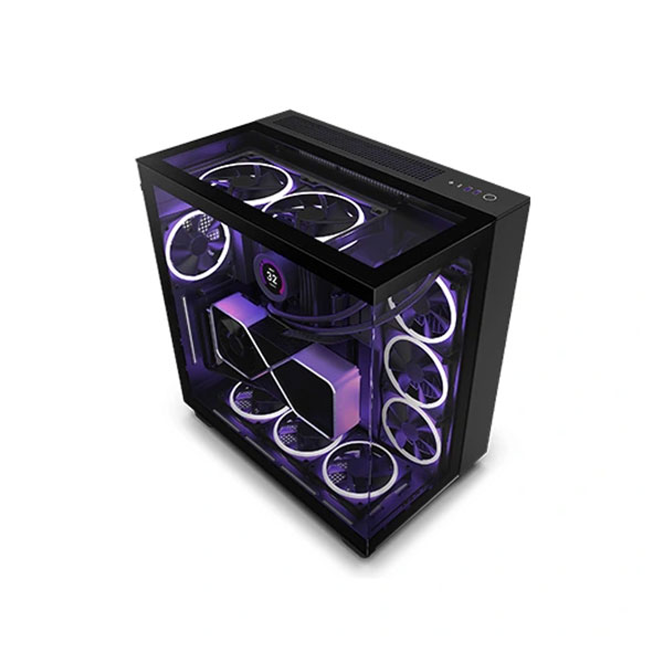 NZXT H9 Elite Case with RGB Fans Black