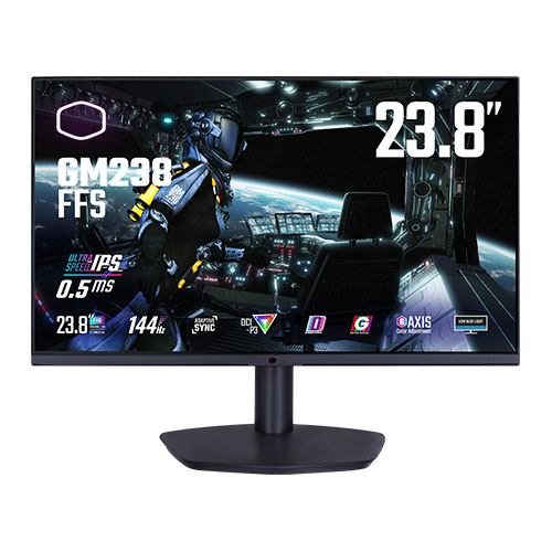 شاشة COOLERMASTER 23.8" FHD 144Hz Ultra-IPS GM238 شاشة قيمنق