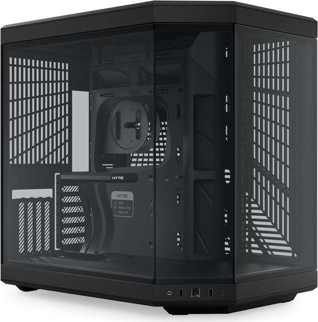 صندوق كمبيوتر العاب اسود CASE Hyte Y70 ATX Black Without Screen