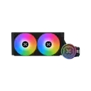 مبرد معالج مائي زيجماتيك اسود LK 240 DIGITAL ARGB AIO LCD 