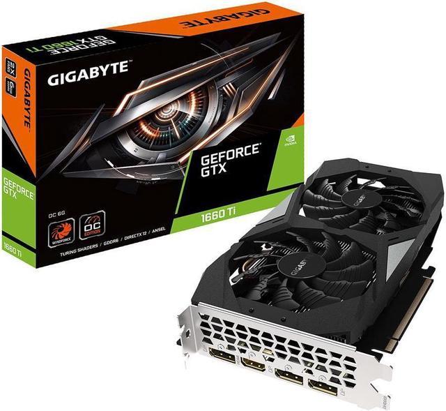 GIGABYTE GTX 1660 TI GEFORCE OC 6G GRAPHIC CARD