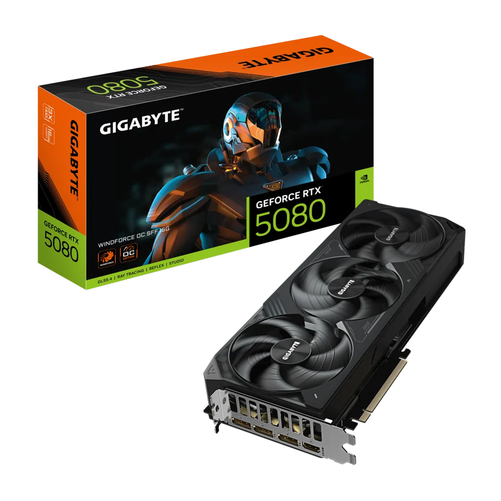 Gigabyte GeForce RTX™ 5080 WINDFORCE OC SFF 16G