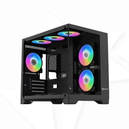 Hgih End Gaming COVID Mini 55 M-ATX White Case