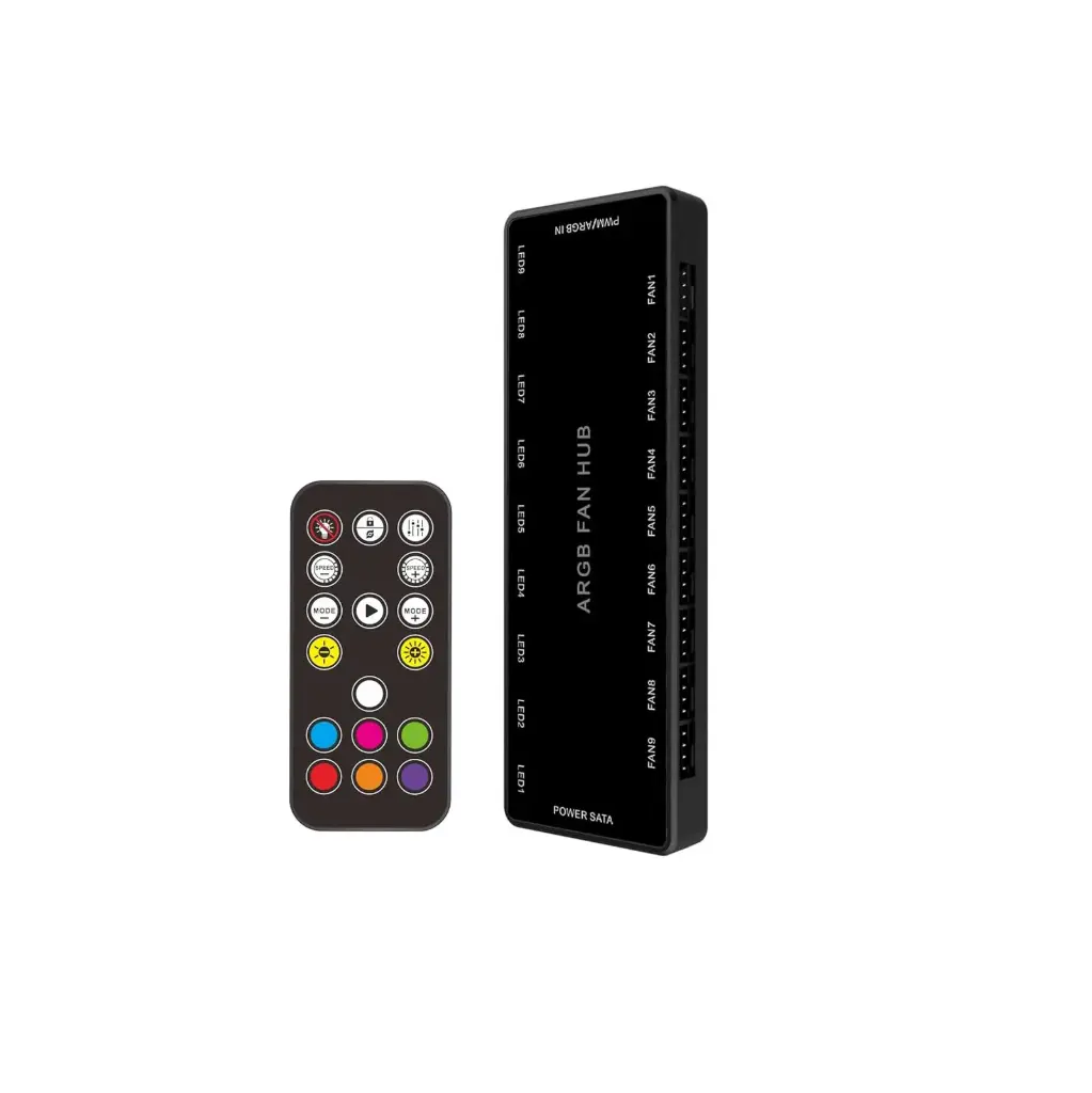 MI Excite Fan HUB 10 ports 3PIN 5V ARGB+ 4PIN PWM