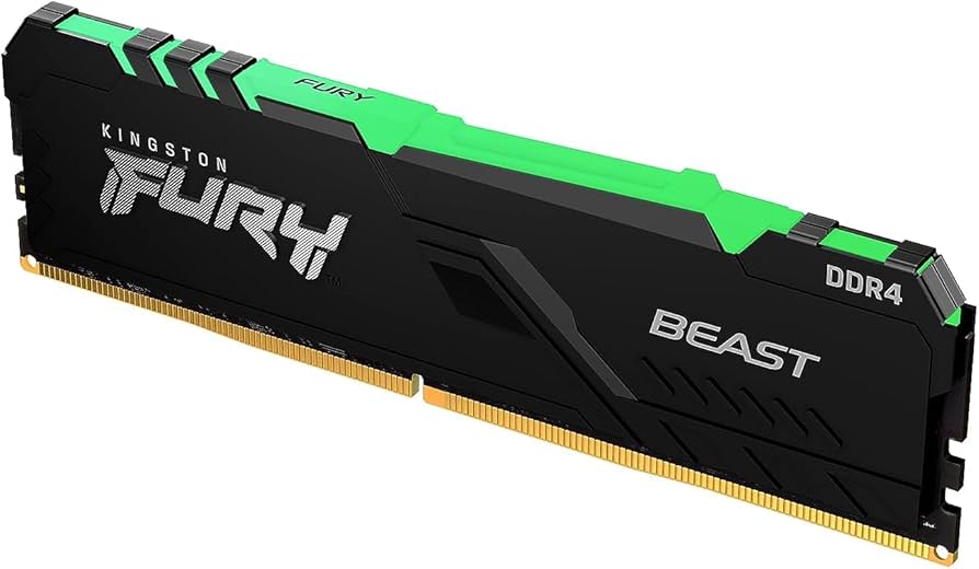 Kingston Technology FURY Beast memory RGB 8GB 3200 MHz DDR4 (1 x 8GB)