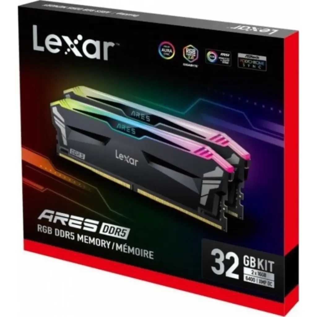 Lexar ARES RGB DDR5 32GB (2x16GB) 6400MHz