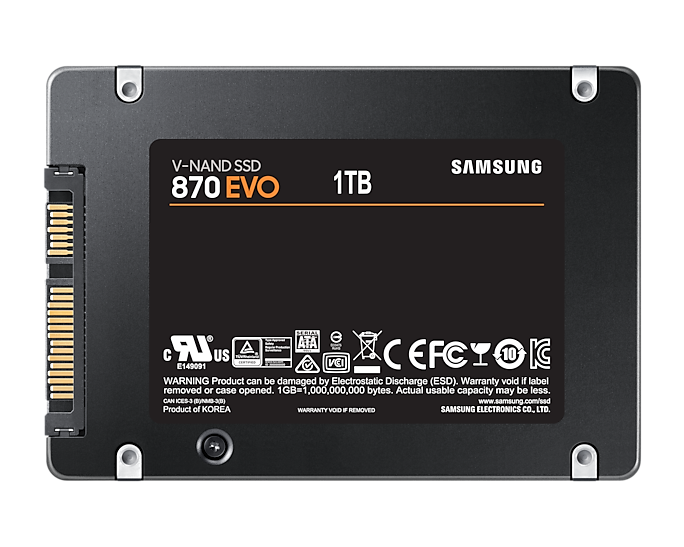 Samsung 870 EVO 1TB SSD Drive