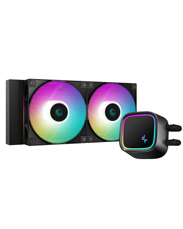 DEEPCOOL LE520 ARGB AIO 240mm CPU Liquid Cooler Black
