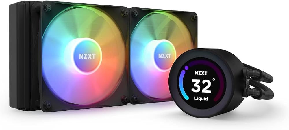 NZXT Elite 240mm RGB AIO Display 60 Hz Black