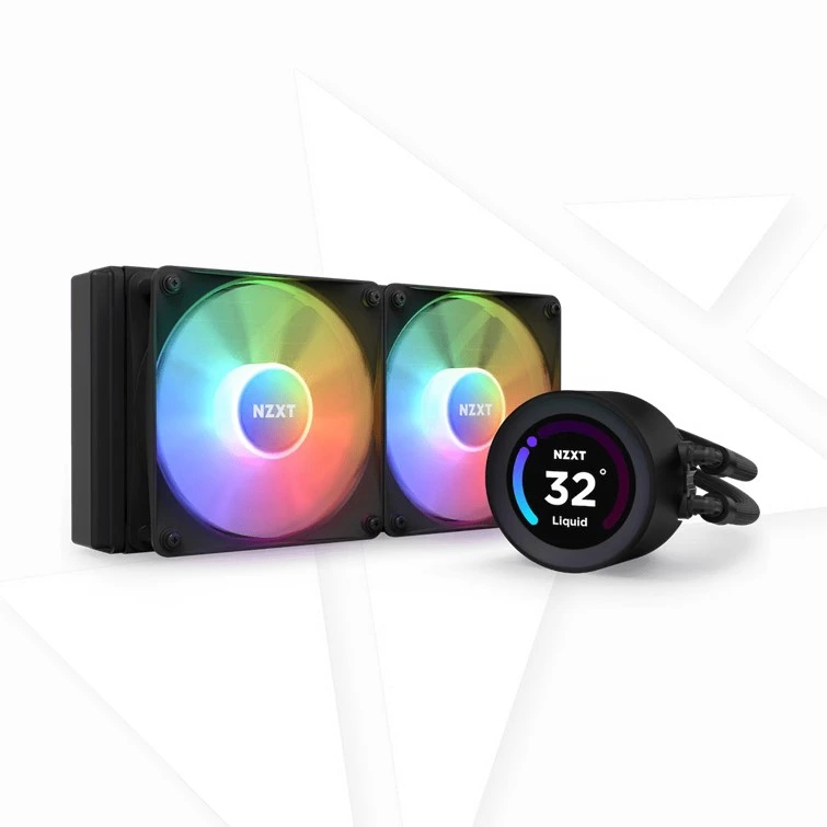 NZXT Elite 240mm RGB AIO Display 60 Hz Black