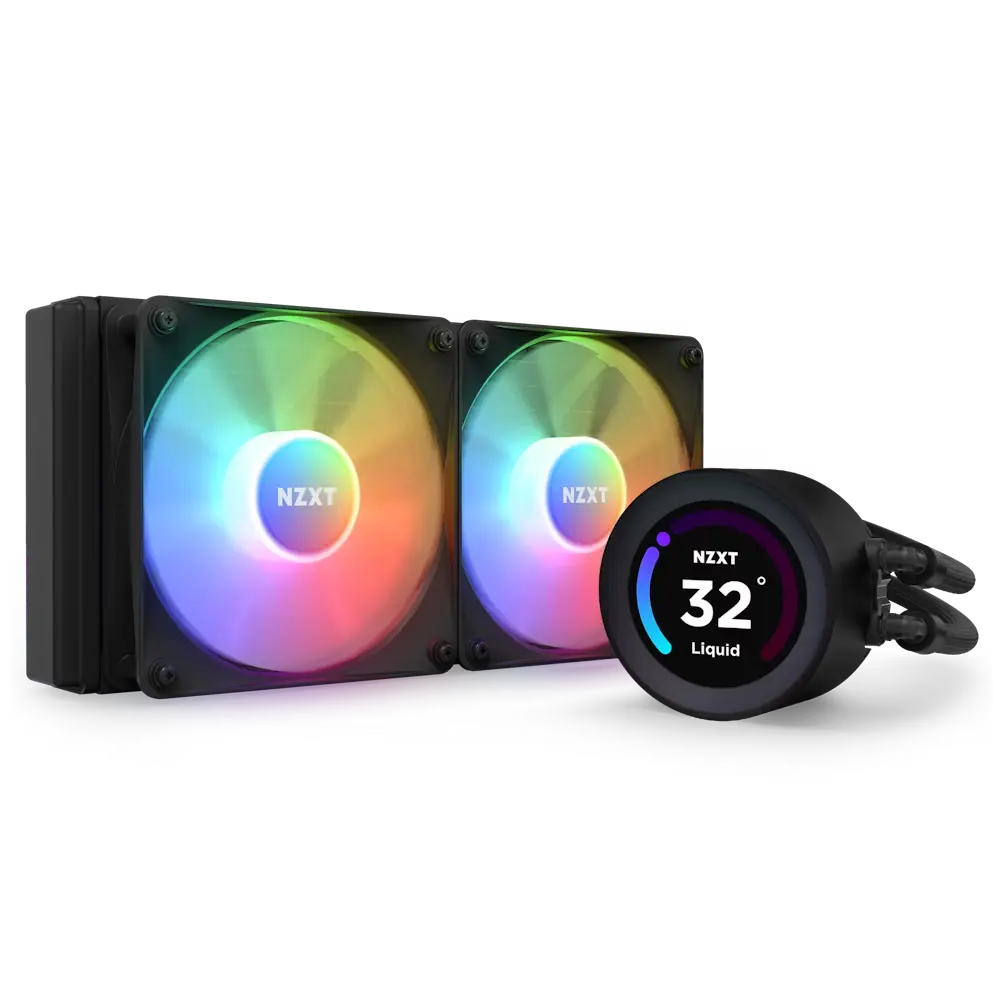 NZXT Elite 240mm RGB AIO Display 60 Hz Black