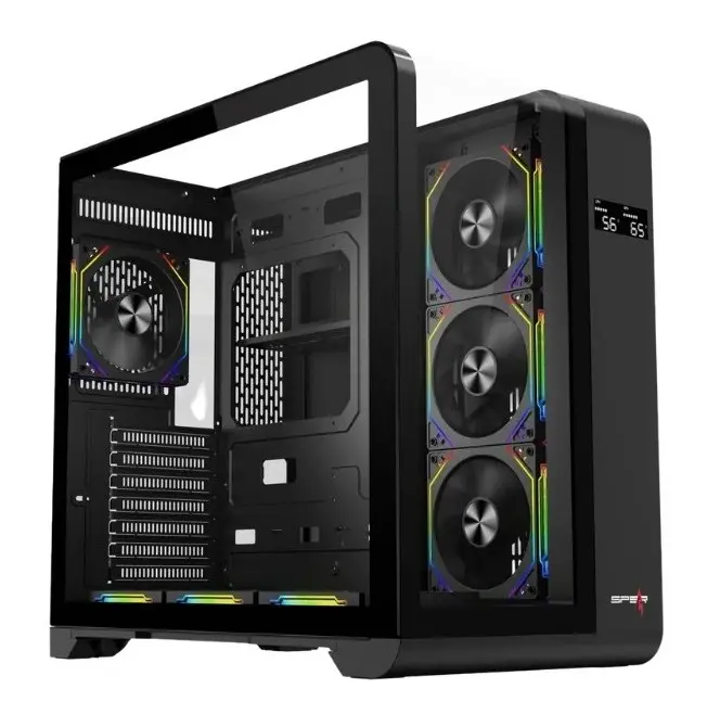  صندوق كمبيوتر العاب اسبير Gaming MEER PRO ATX 7 ARGB Fan 