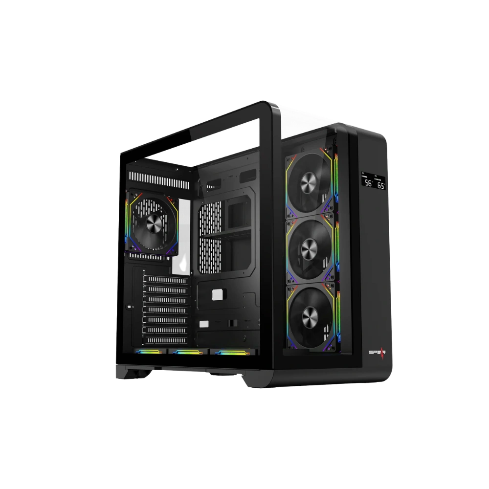 Spear Gaming MEER PRO ATX 7 ARGB Fan Black