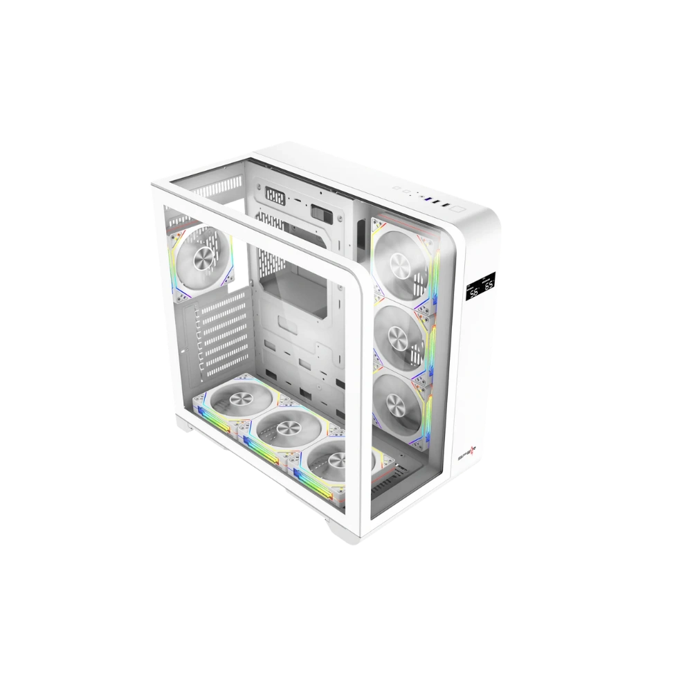 Spear Gaming MEER PRO ATX 7 ARGB Fan Case White