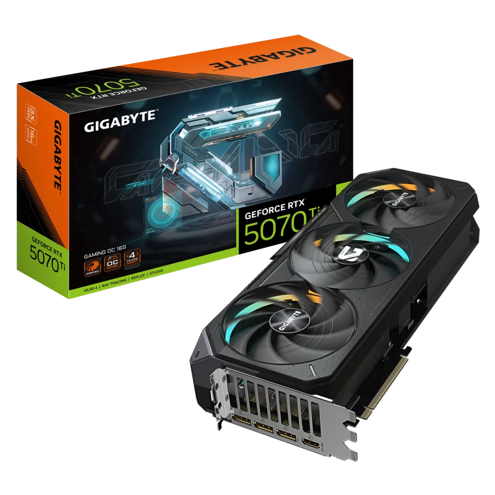    كرت شاشة جيجابايت GeForce RTX 5070 TI GAMING OC16G  
