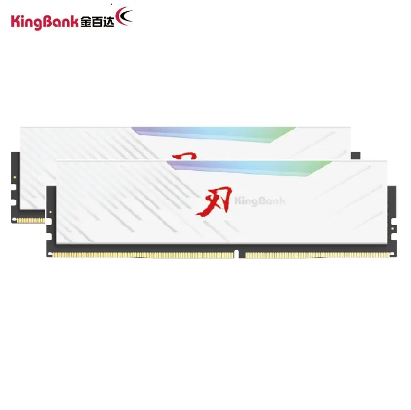 ذاكرة KINGBANK DDR4 3600MHz 16GBWHT RGB ابيض