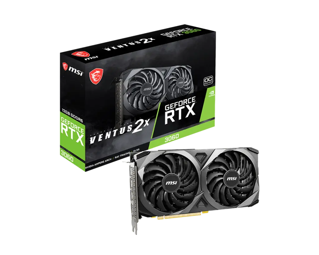  كرت شاشة MSI VGA RTX3060 VENTUS 2X 12GB OC