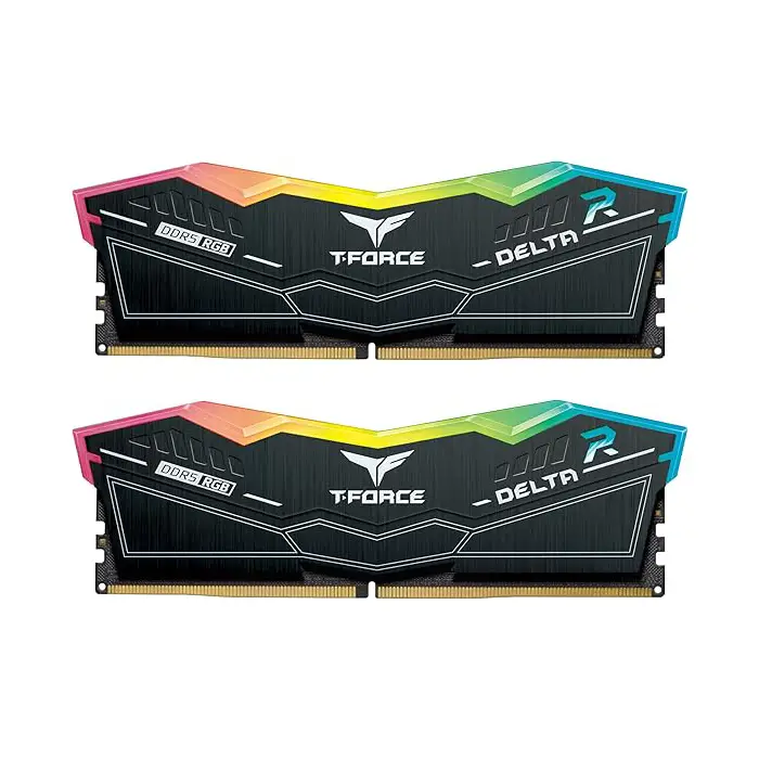 ذاكرة عشوائية T-Force Delta RGB 32GB (16GB x 2) DDR5-6000 CL30 اسود