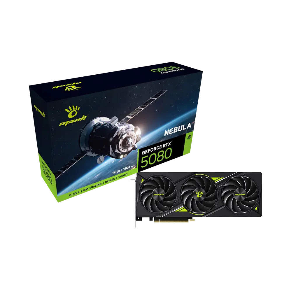 MANLI NEBULA GEFORCE RTX 5080 16GB GDDR7 Graphic Card