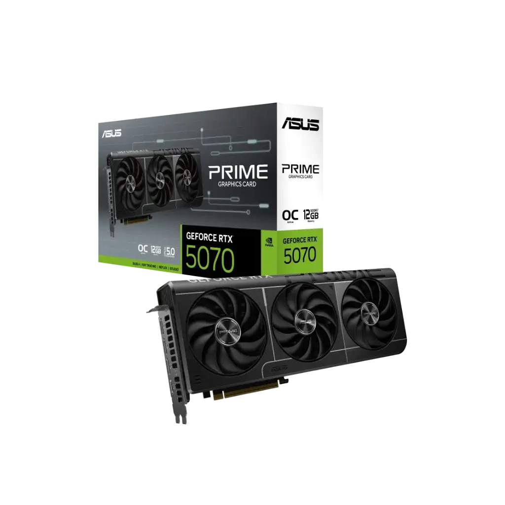 كرت شاشة أسوس ASUS PRIME RTX 5070 12GB OC