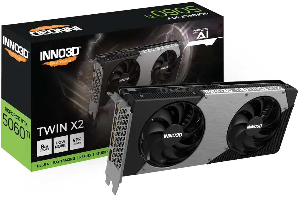 INNO3D GeForce RTX 5060 Ti Twin X2 OC 8GB Graphic Card