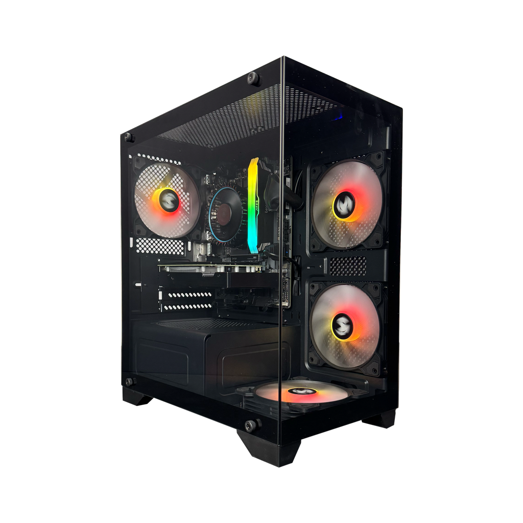 كمبيوتر مكتبي تجميعة بي سي جيمنج G4MATX اقتصادية DDR4 انتل كورi5 12400F كرت شاشة RTX 3060