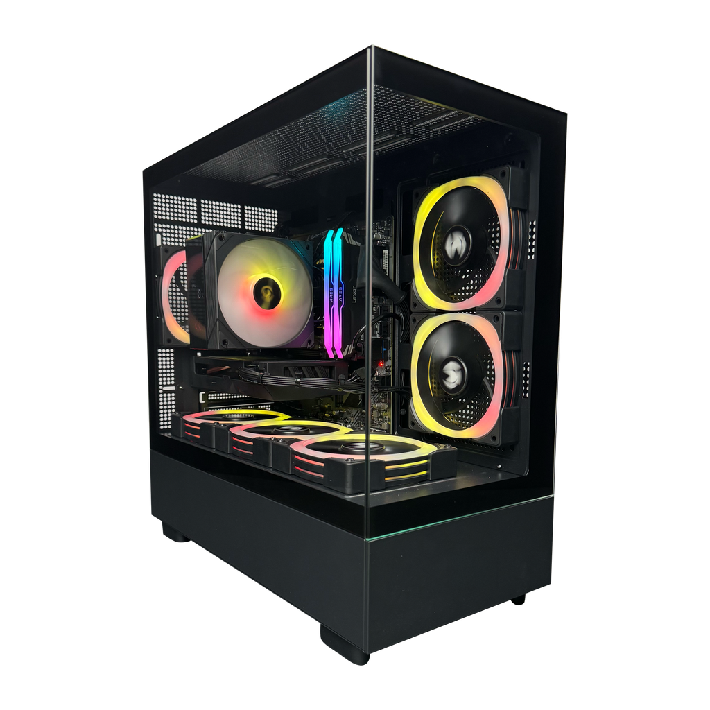 كمبيوتر ألعاب بي سي جيمينج G6MATX ECO بمعالج i5-14400F مع RTX 3050 و16GB RAM و1TB SSD – الأفضل في السعودية