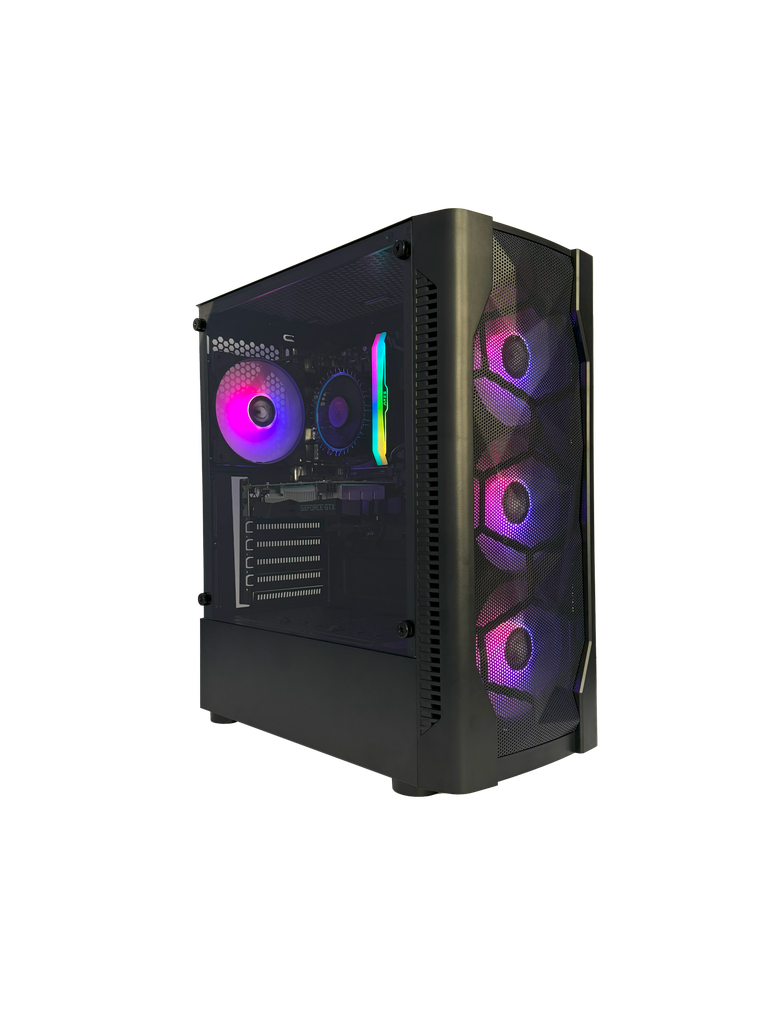 تجميعة بي سي تركيب جاهز العاب قيمنق M4ATX اقتصادية DDR4 انتل كورi5 14400F كرت شاشة RTX 3060