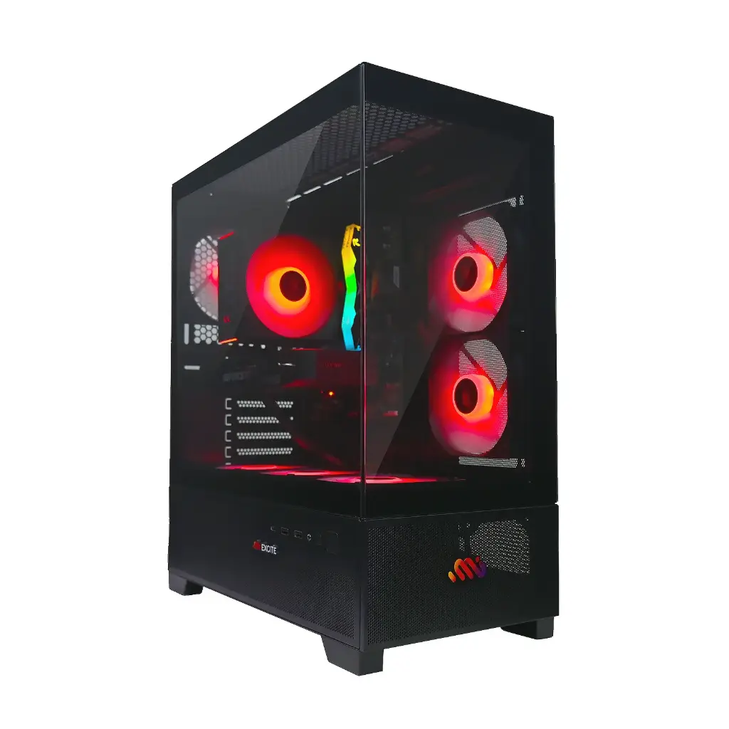 مي اكسايت تجميعة بي سي العاب غيمينغ G6MATX احترافية DDR5 انتل كور i7 14700F كرت شاشة RTX 5060