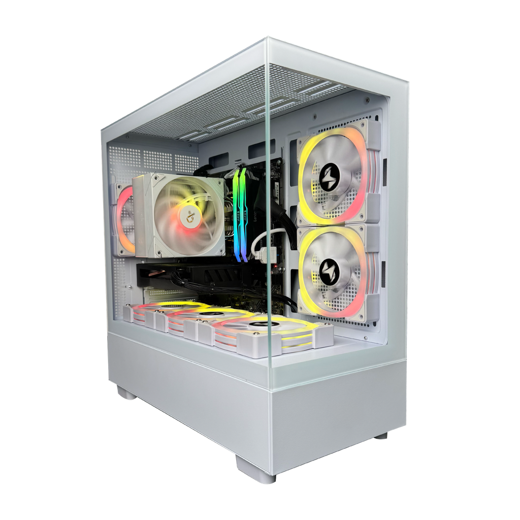 مي اكسايت تجميعة بي سي العاب G6MATX الوحش DDR5 انتل كورi5 14400F كرت شاشة RTX 5060 Ti 16GB 