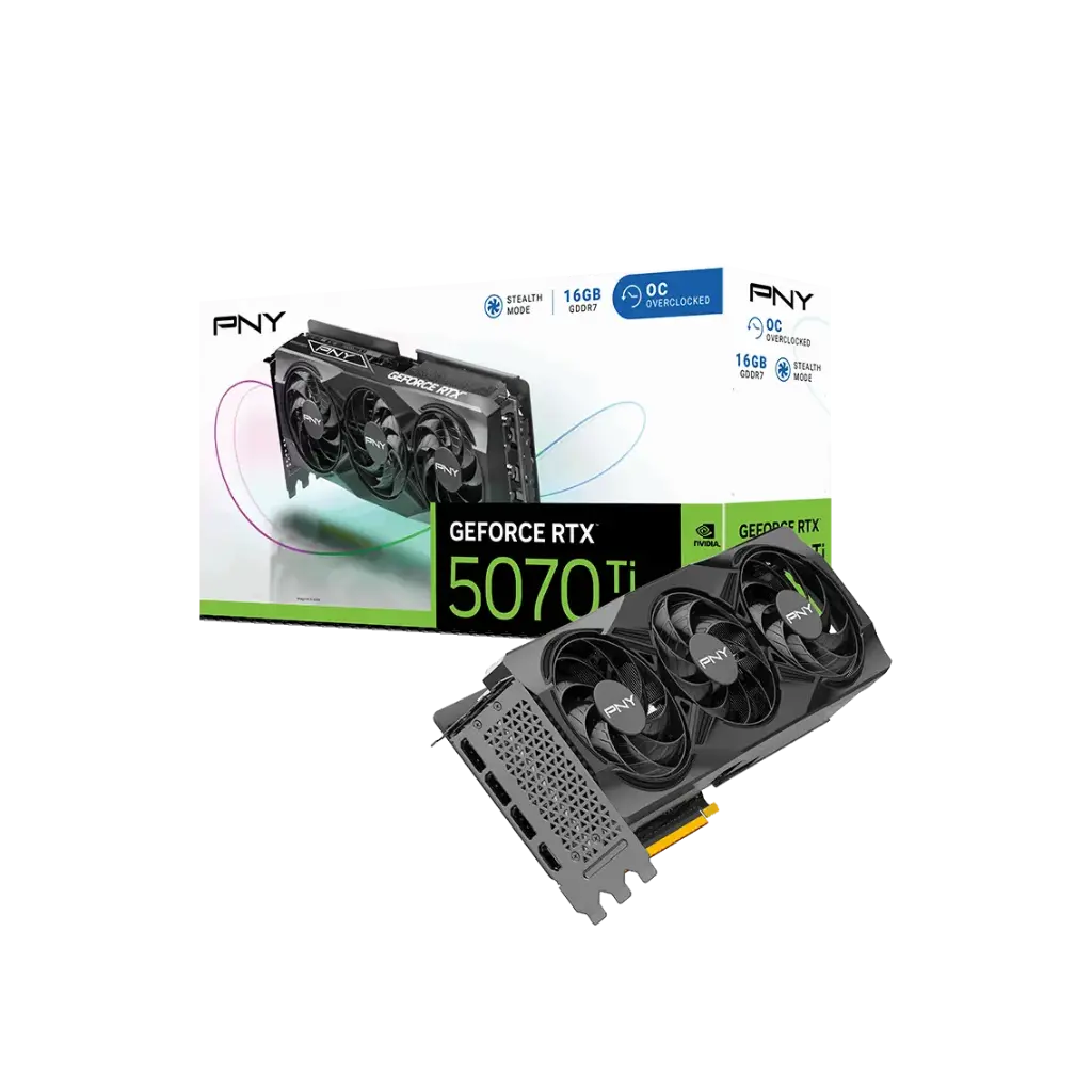 PNY GeForce RTX™ 5070 Ti 16GB OC Triple Fan 