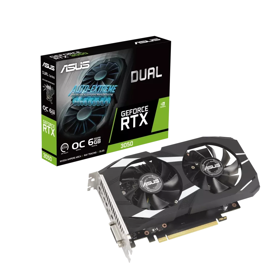 ASUS Dual RTX 3050 GeForce OC 6GB  