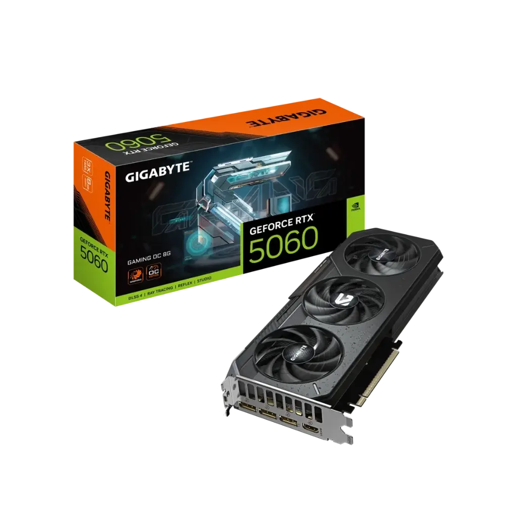 كرت شاشة جيجابايت GeForce RTX 5060 GAMING OC 8G