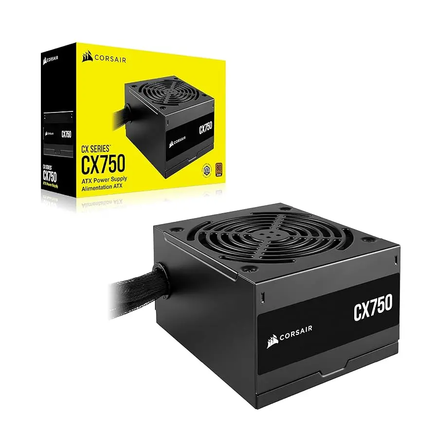 CORSAIR CX750 – 750 Watt 80 PLUS Bronze ATX Power Supply