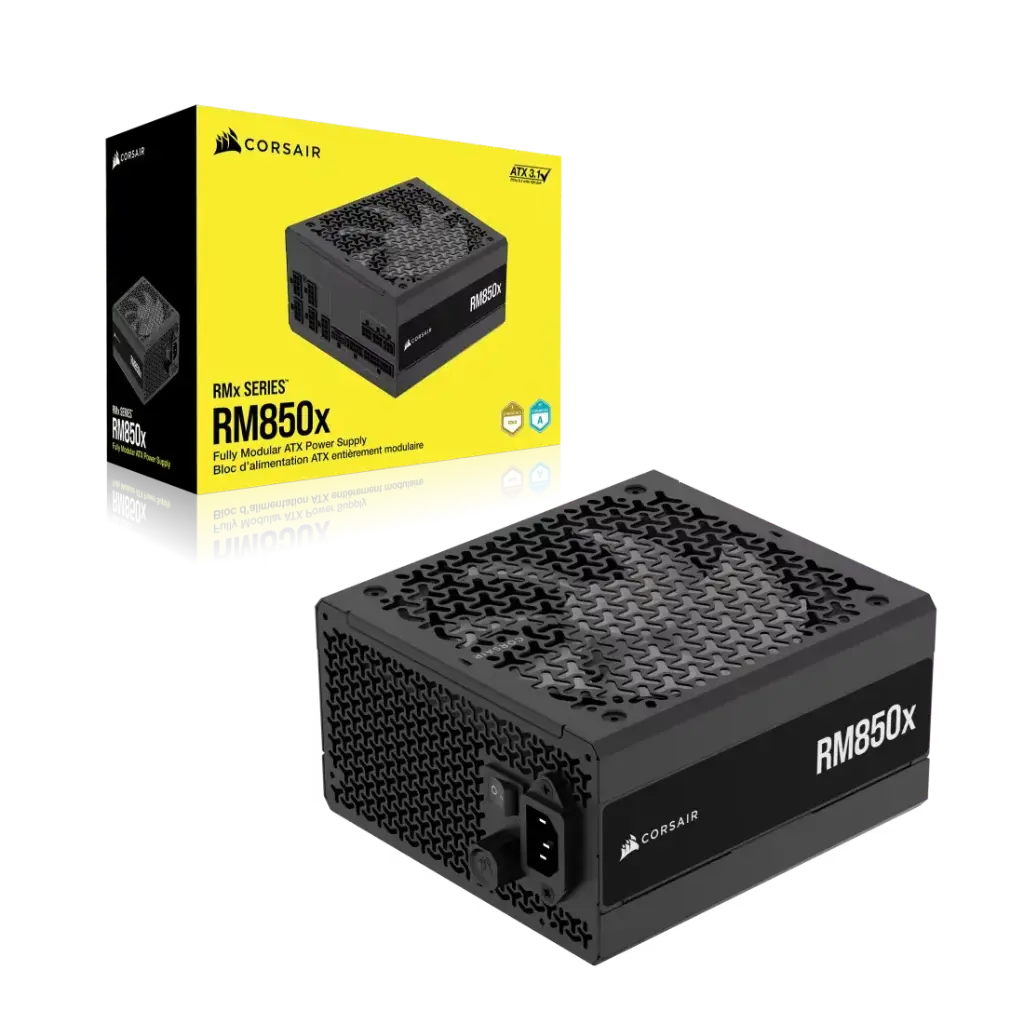 Corsair RM850x Fully Modular +80 Gold Low-Noise ATX Power Supply