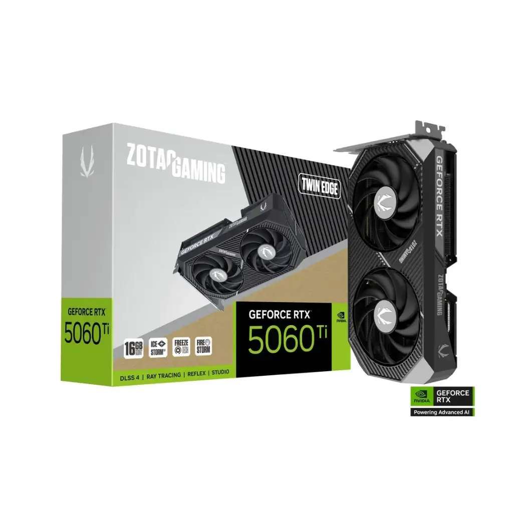 ZOTAC GAMING GeForce RTX 5060 Ti 16GB Twin Edge GDDR7