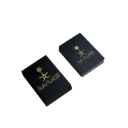 ورقة لعب اللون الاسود (54 ورقة لعب بحجم بوكر) مصنوعة من 100% بلاستيك مقاوم للماء والكسر، مثالية لجلسات البلوت والبوكر والجلسات الممتعة مع الأصدقاء. 