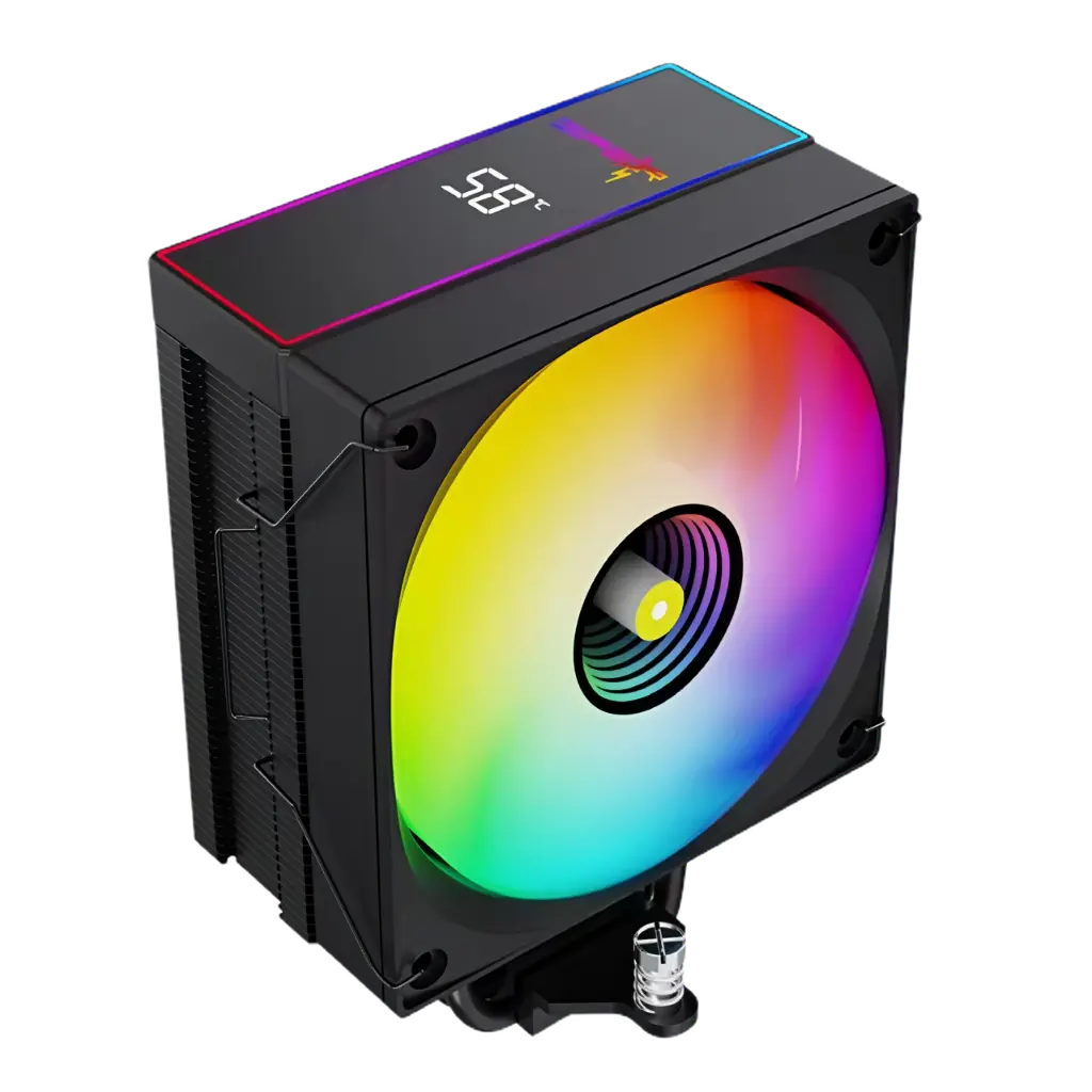 SPEAR H400PROT PWM ARGB Cooler Black Color مبرد هوائي سبير