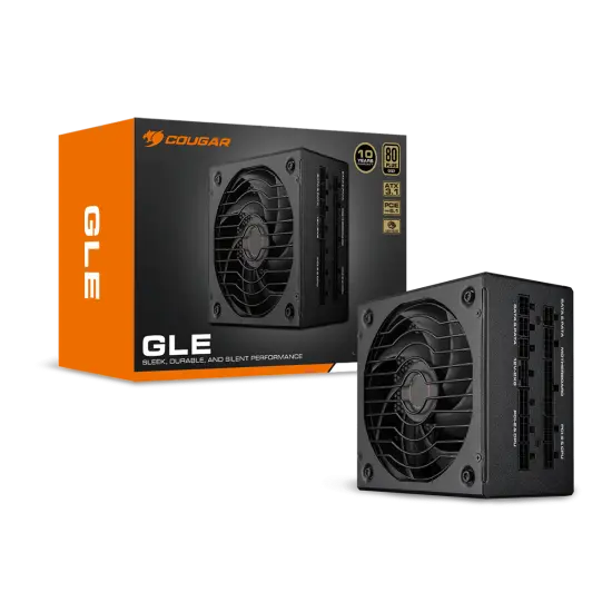 COUGAR GLE 1200W 80PLUS Gold Full Modular ATX 3.1 مزود طاقة كوجر